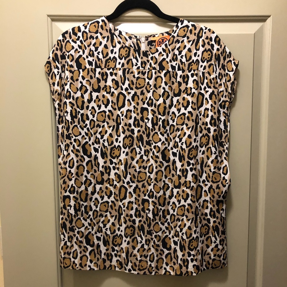 Tory Burch Leopard Print Blouse
